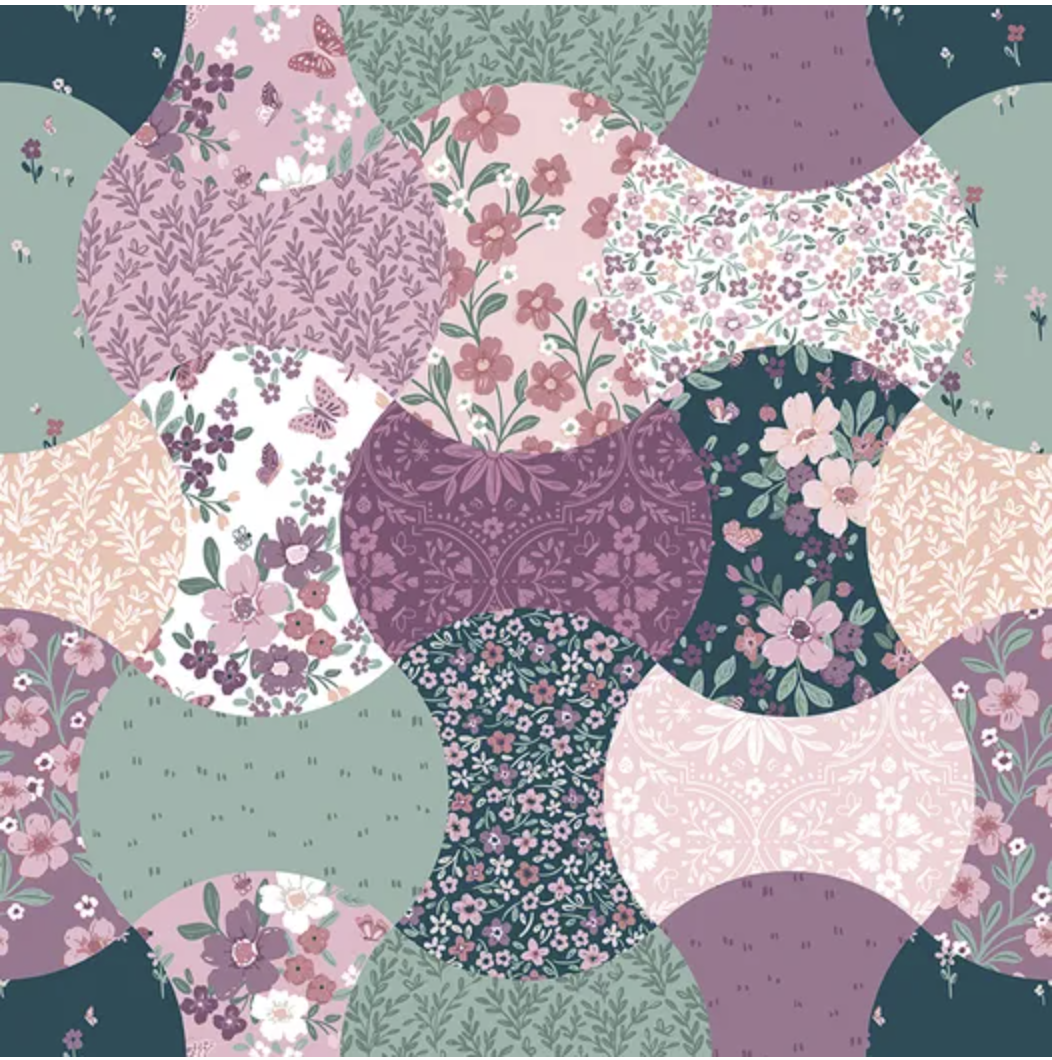 Riley Blake | Buds & Butterflies | Cheater Print | Multi | Cayla Naylor