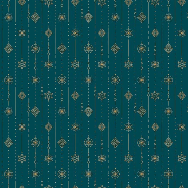 Northcott| Sparkle| Teal| Stripe