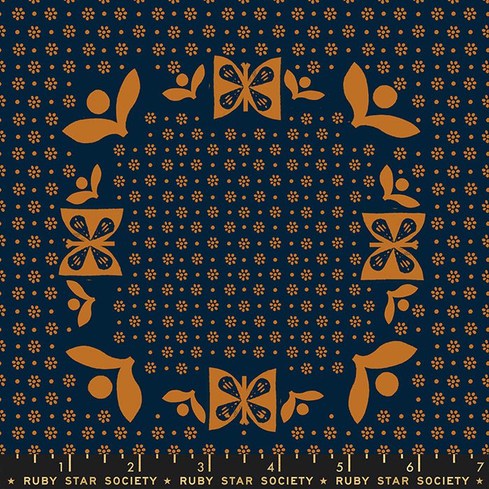Ruby Star Society | Sugar Maple | Alexia Abegg Tablecloth Navy