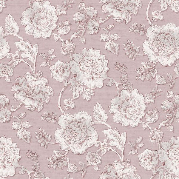 Paintbrush Studio Fabrics | Rural Life | Bunnies & Clover | Rose