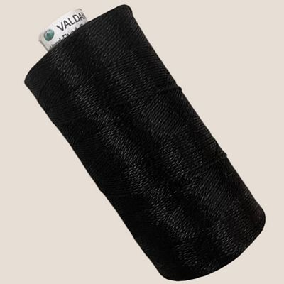 Valdani 12wt Perle Cotton 300m - Black - Brewer item VTS12-1