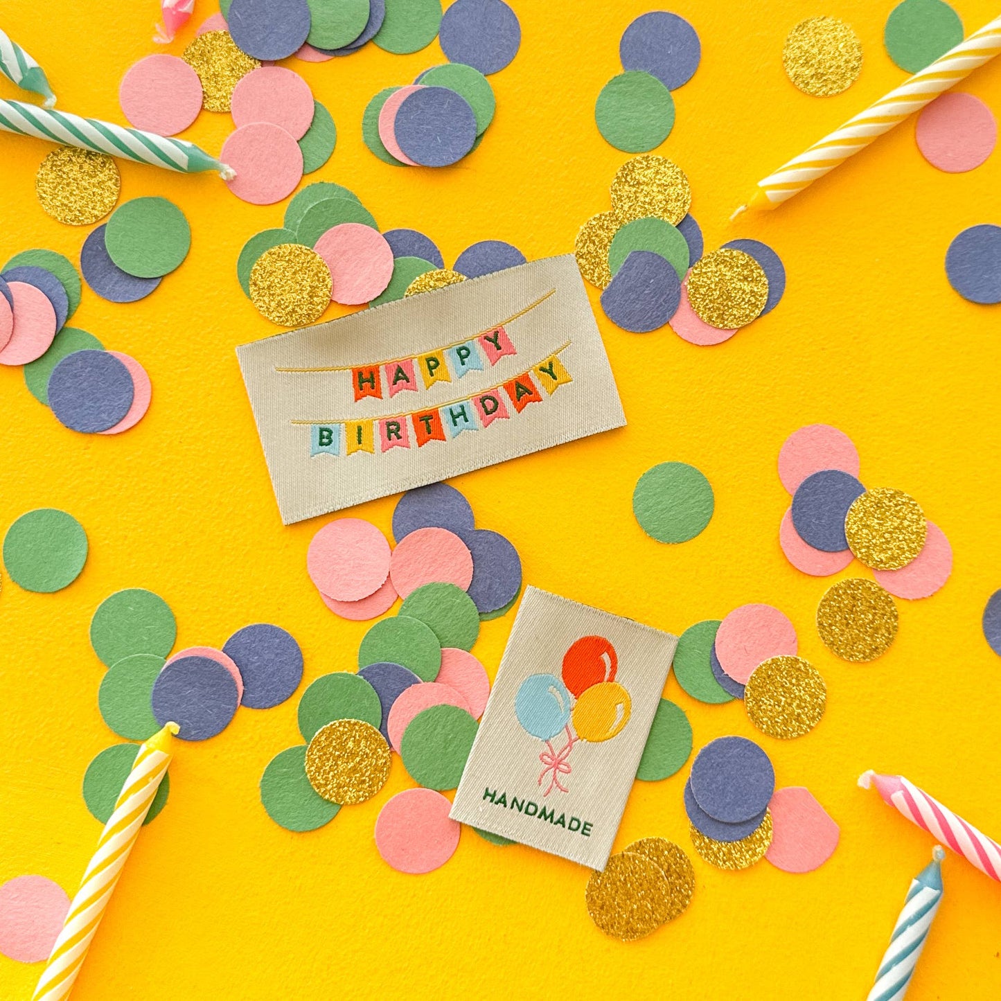 Birthday Multipack Sewing Labels - Clothing + Quilt Tags