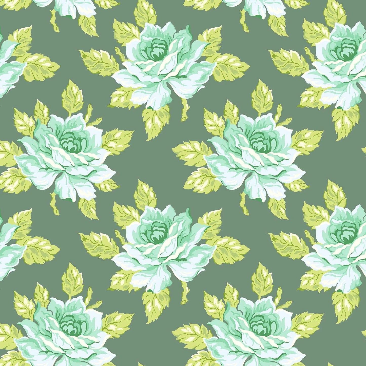 FIGO Fabrics| Daisy Crush | Hello Roses in Slate | Heather Bailey