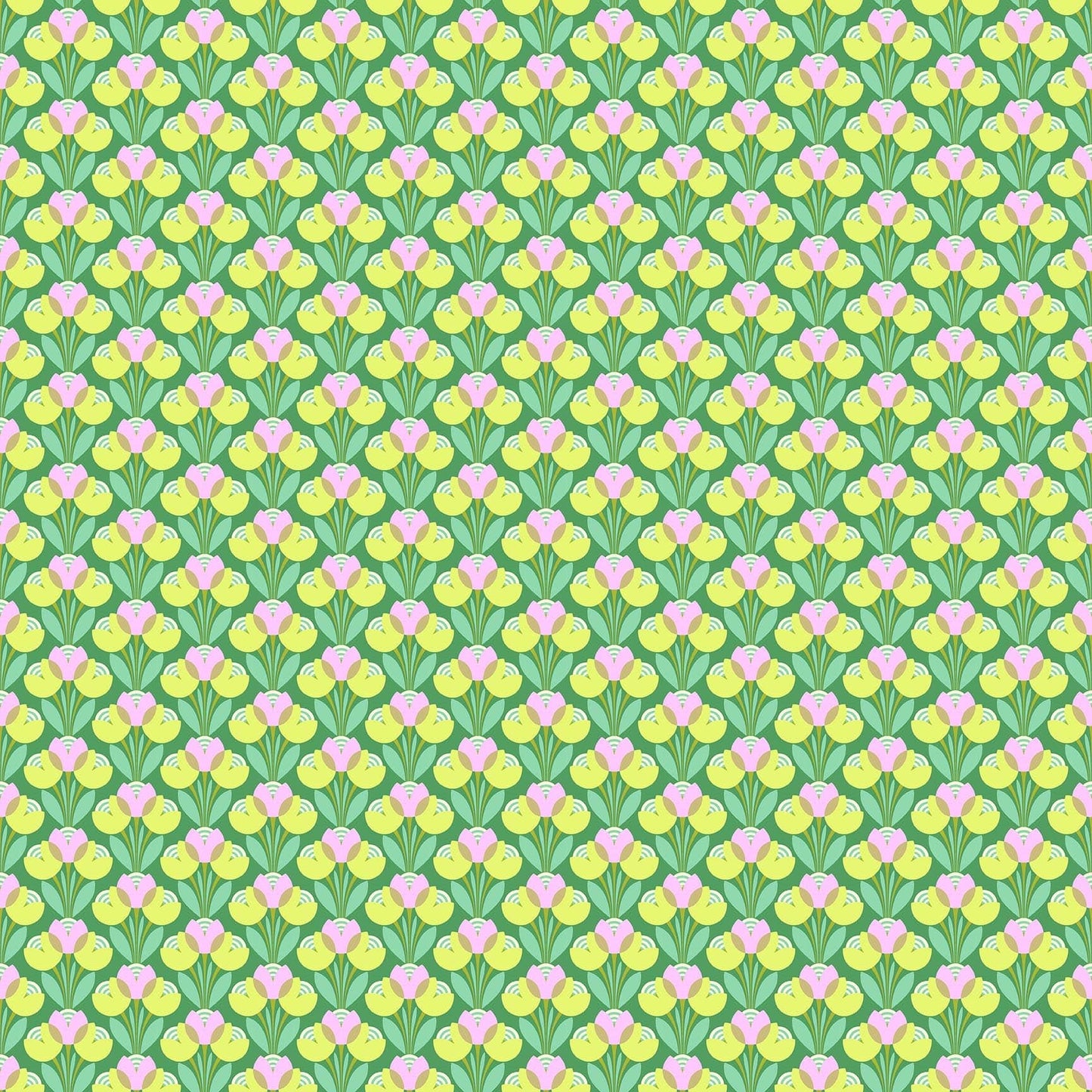 FIGO Fabrics| Daisy Crush | Best Buds in Clover | Heather Bailey