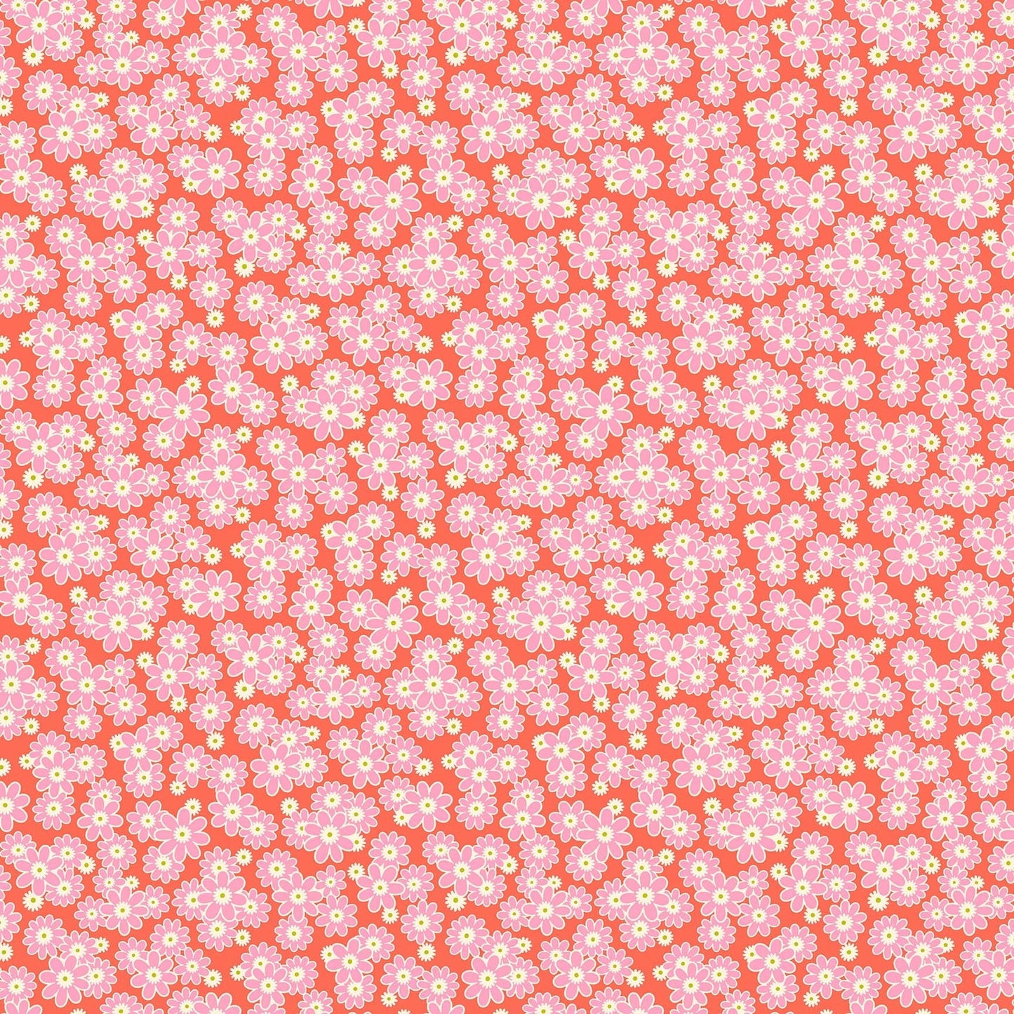 FIGO Fabrics| Daisy Crush | Dear Daisy in Clementine | Heather Bailey