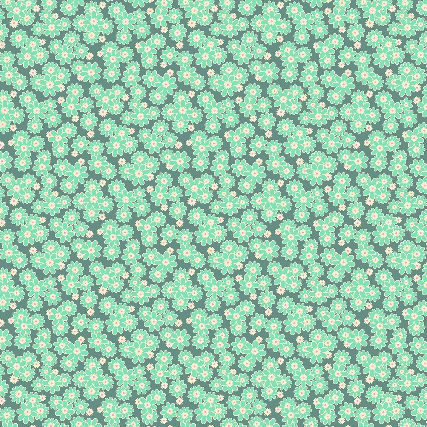 FIGO Fabrics| Daisy Crush | Dear Daisy in Slate | Heather Bailey
