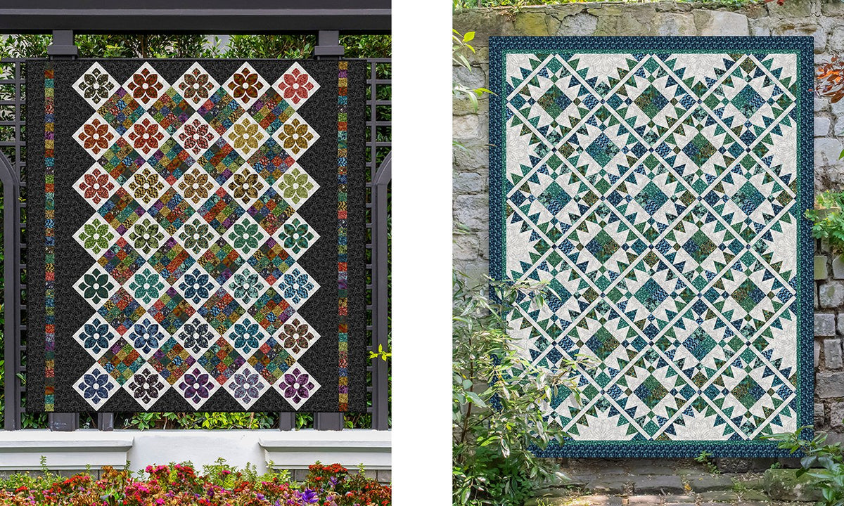In The Beginning Fabrics | Gray Sky Studio | Garden of Riches Quilts | Contains 6 Sewing Patterns