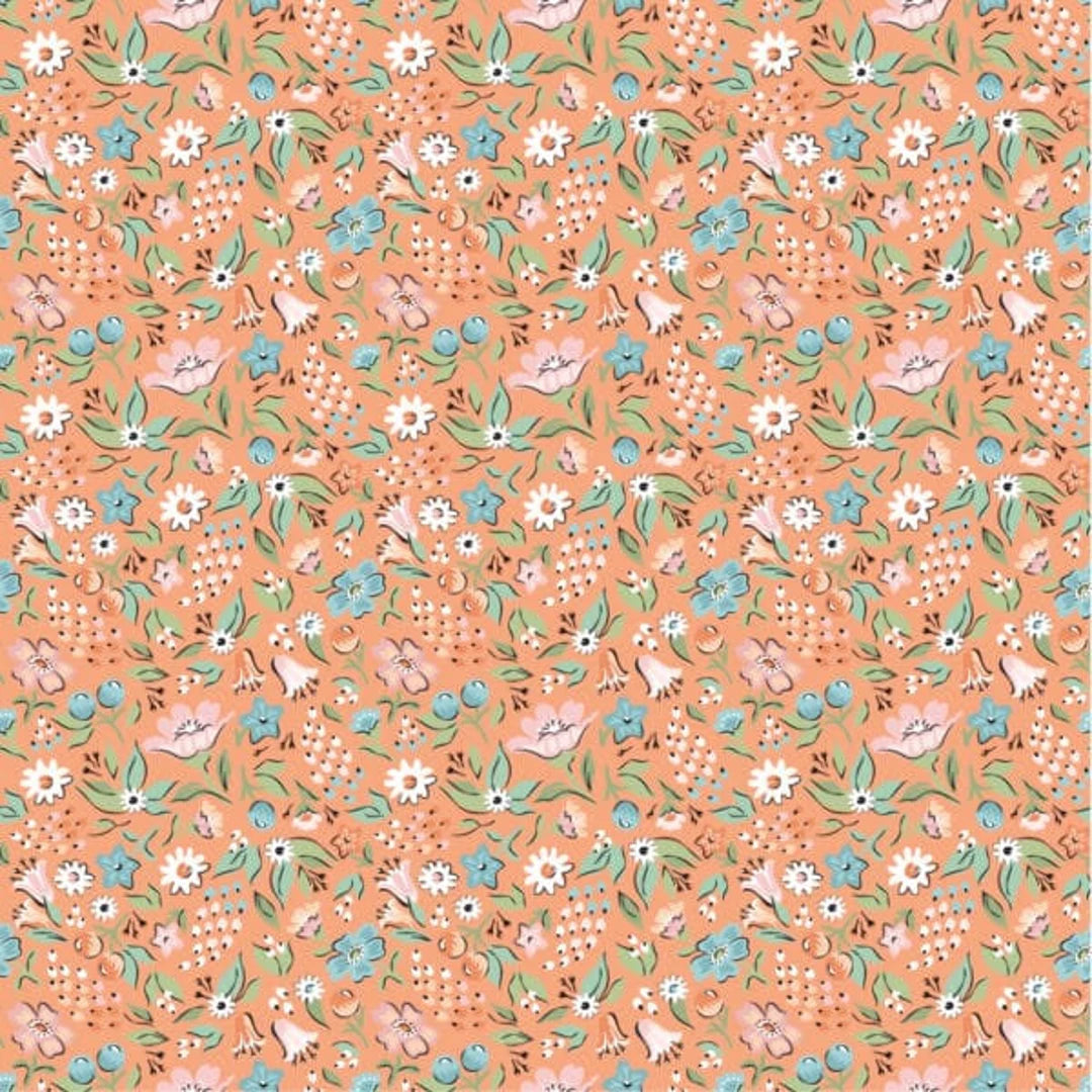 Poppie Cotton | Garden Party | Freshly Picked Orange