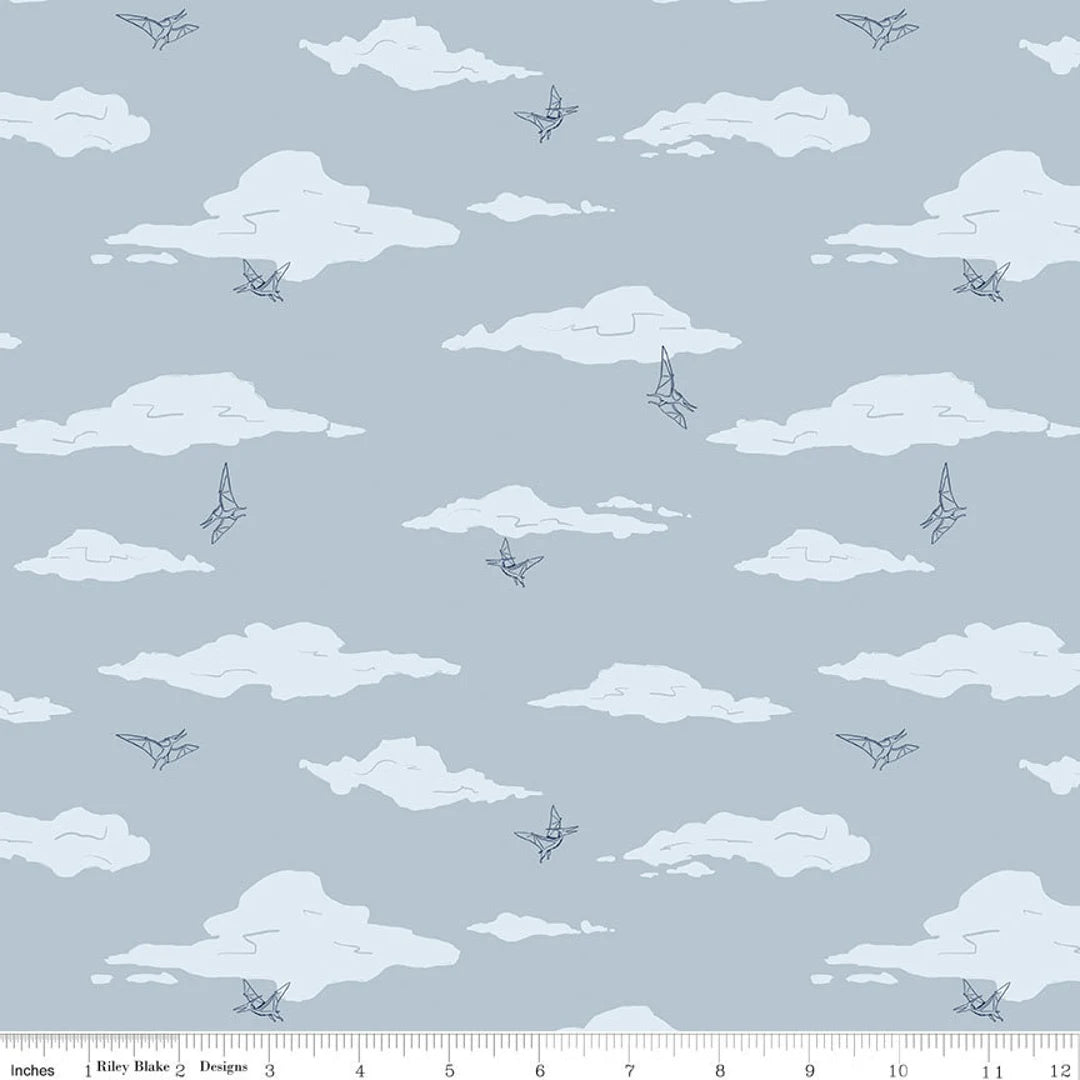 Cretaceous Pterodactyl Clouds Dusk