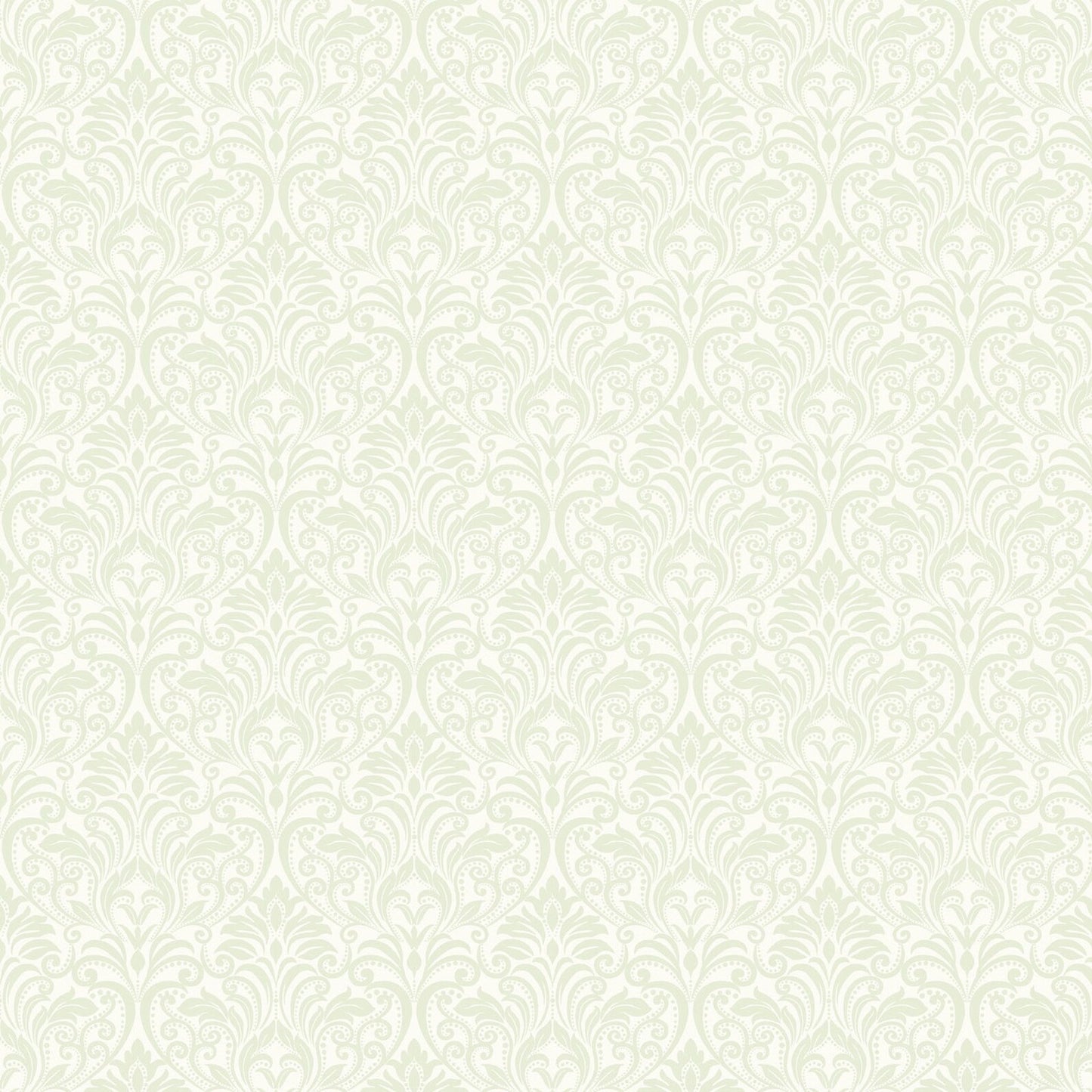 Benartex | Festive Damask Green | A Festival of Roses