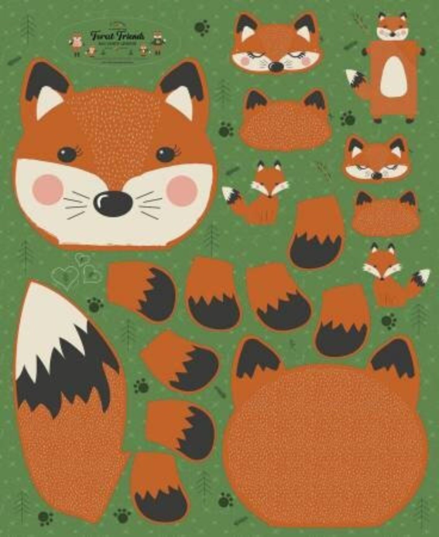 Riley Blake | Forest Friends Woodland Panel