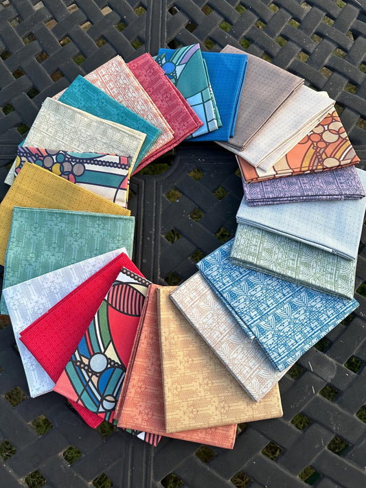 Frank Lloyd Wright fat quarter bundle (23) -March Balloons