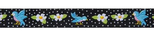 Ribbon | Tiny Blue Bird on dots