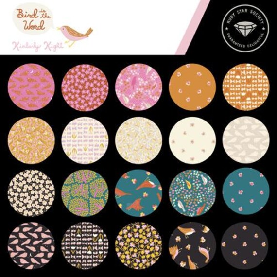 Ruby Star | Bird is The Word 2.5" Pre Cuts