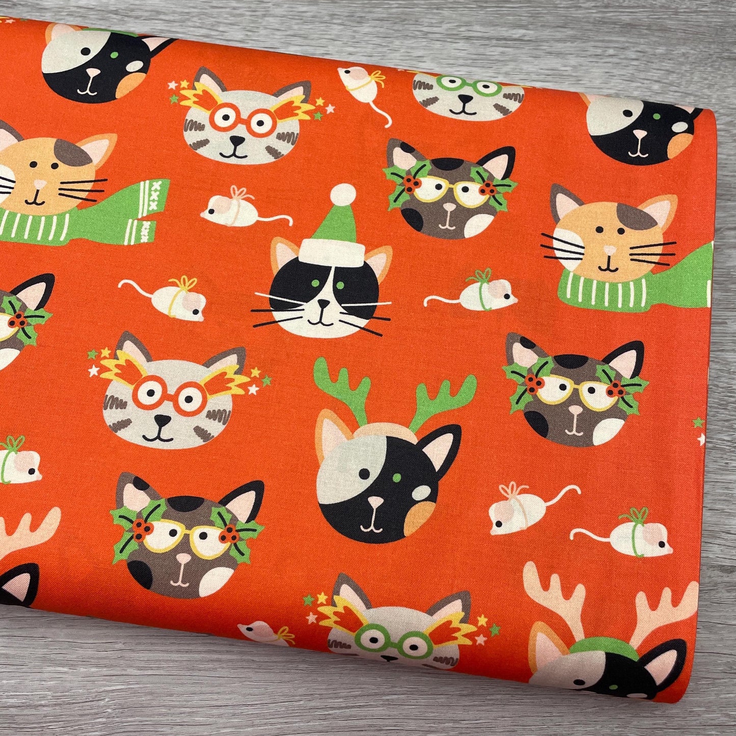 Paintbrush Studio | Christmas Friends | Cat Masquerade | Red
