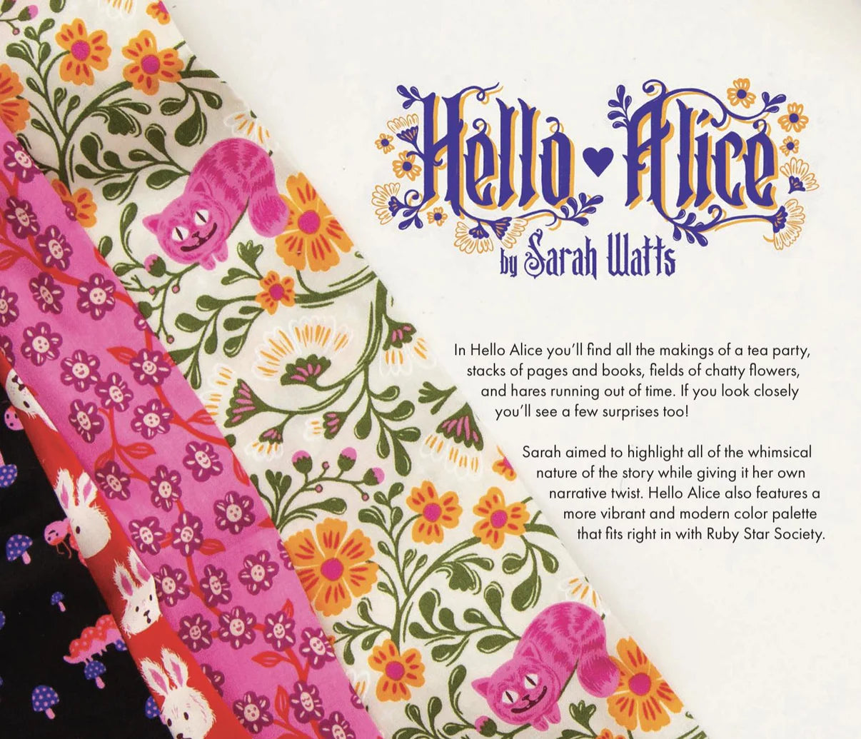 Ruby Star Society | Hello Alice Quilt Kit | RS2120KIT Sarah Watts | 70" X 78"