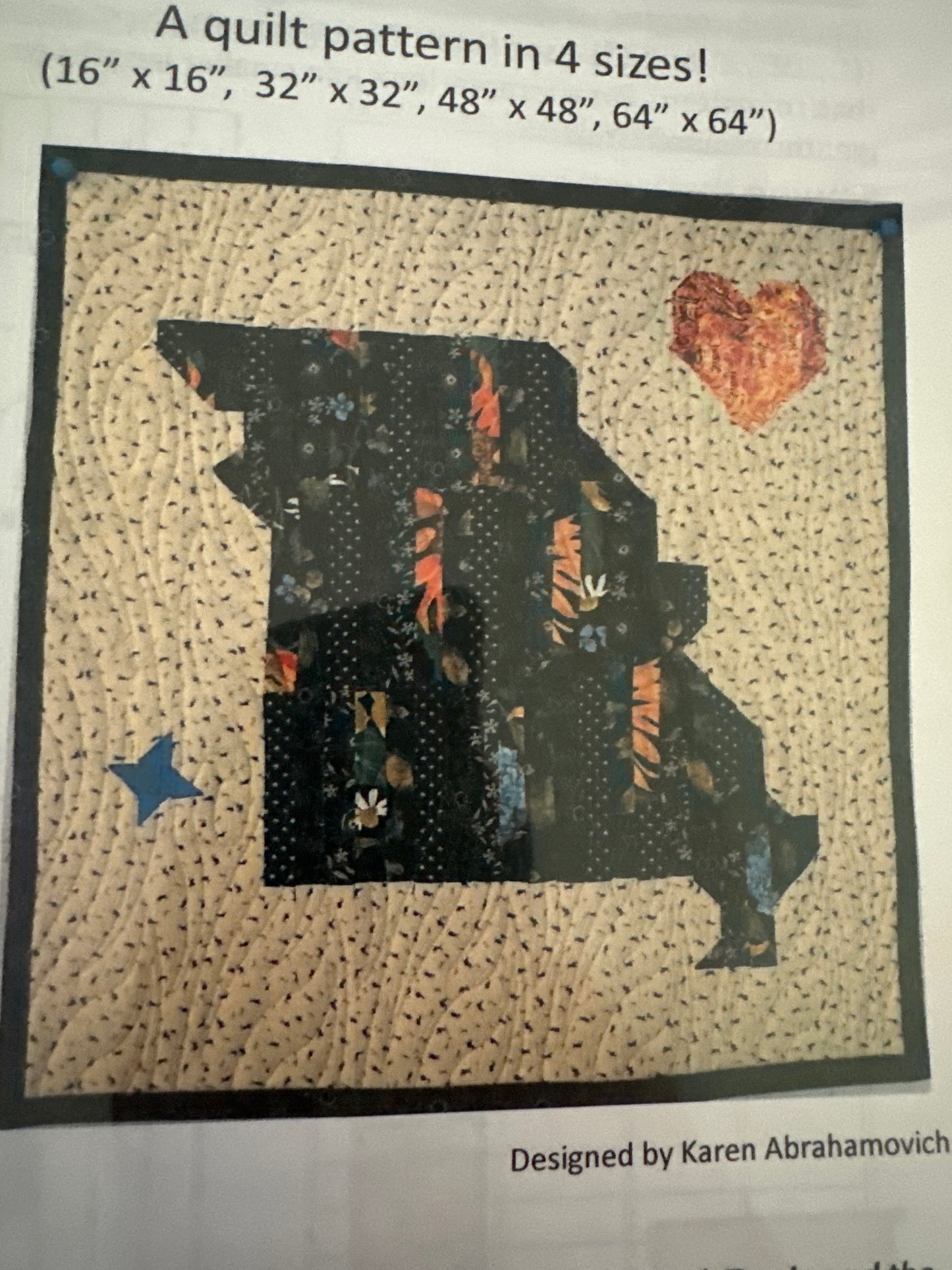 Quilt Pattern | Missouri - A quilt pattern in four sizes | Karen Abrahamovich