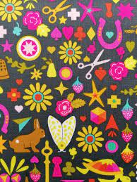 Andover | Handiwork | Alison Glass | Decoupage | Black