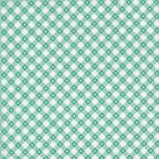 Poppie Cotton | Gingham Picnic | Cool Pool Mint