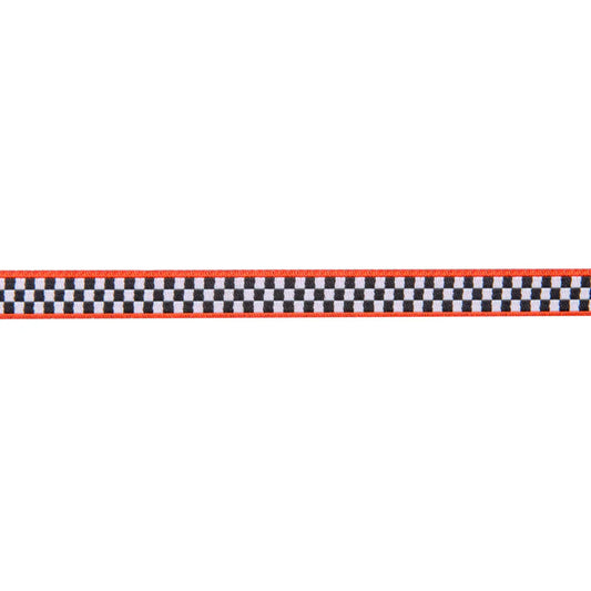 Tiny Checkerboard | Red Edges | Ribbon