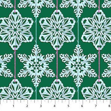 Anna Maria Textiles | Cozy Christmas | Paperflakes | Mint