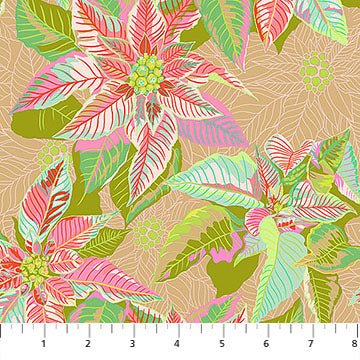 Anna Maria Textiles | Cozy Christmas | Poinsettia | Fresh