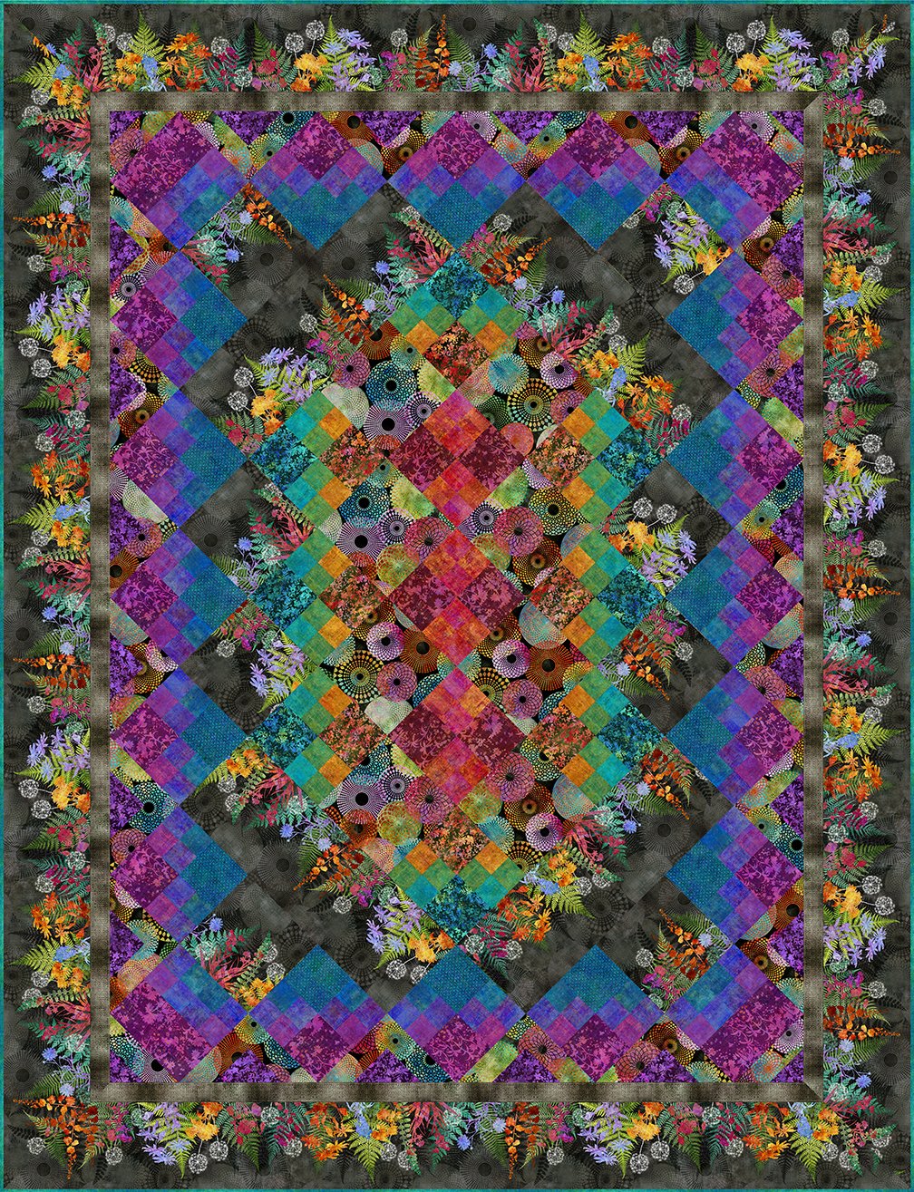 In The Beginning Fabrics | Jason Yenter | Halcyon Quilts | Contains 6 Quilt Patterns