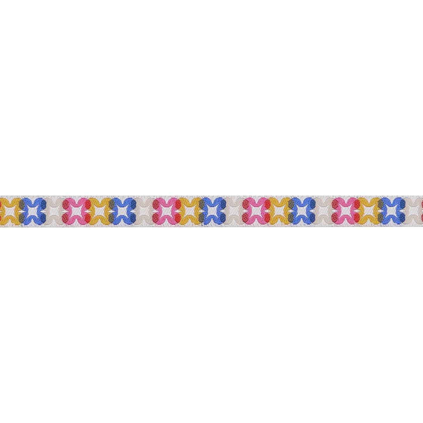 Ribbon | Flower Plaid in Blue | Woodland Park | Rashida Coleman Hale | 3/8"