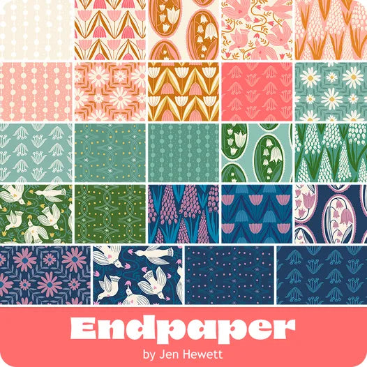 Ruby Star | Endpaper 2.5" Precuts