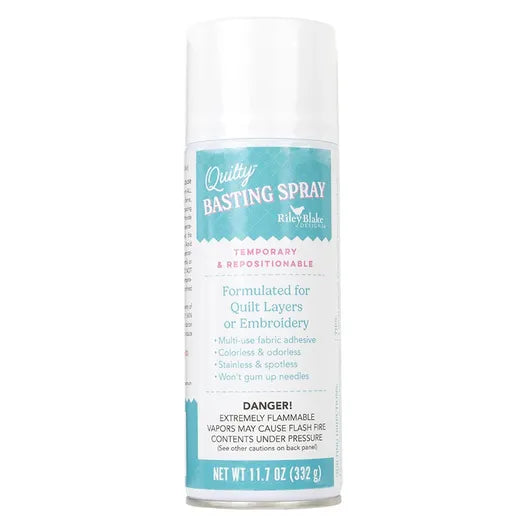 Riley Blake Designs | Quilty Basting Spray | Temporary and Repositionable