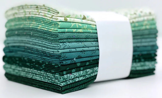 stoffabrics (8) fat quarter bundle-green