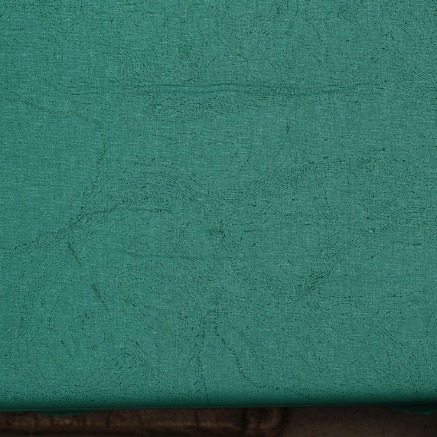 Sun Print 2023 by Alison Glass Topography - Teal