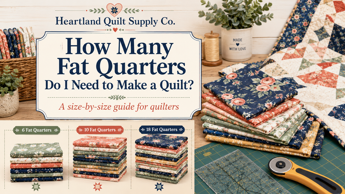 How Many Fat Quarters Do I Need to Make a Quilt?