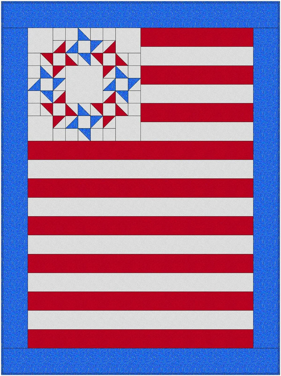 Pattern | Fabric Café | Freedom 3-Yard Quilt Pattern