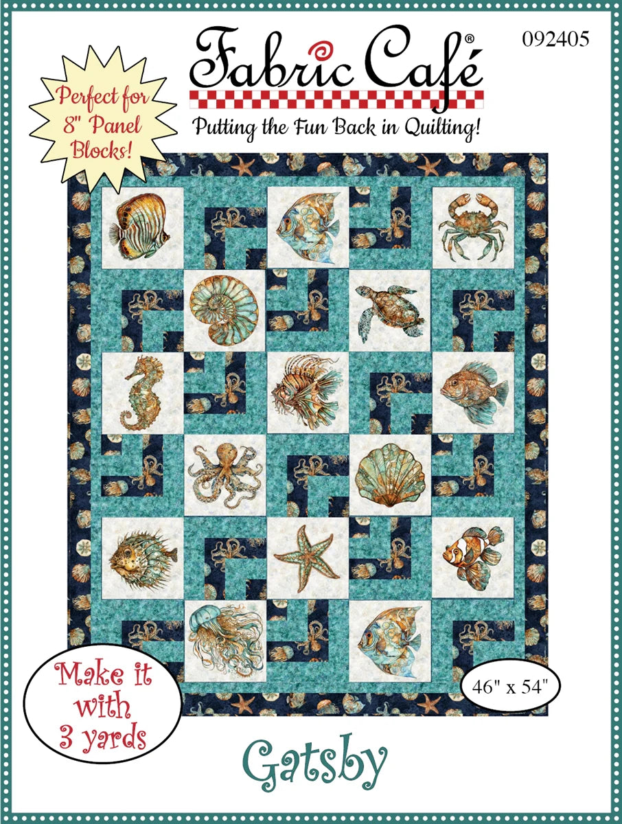 Pattern | Fabric Café | Gatsby 3-Yard Quilt Pattern