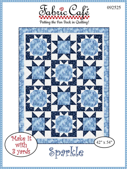 Pattern | Fabric Café | Sparkle 3-Yard Quilt Pattern