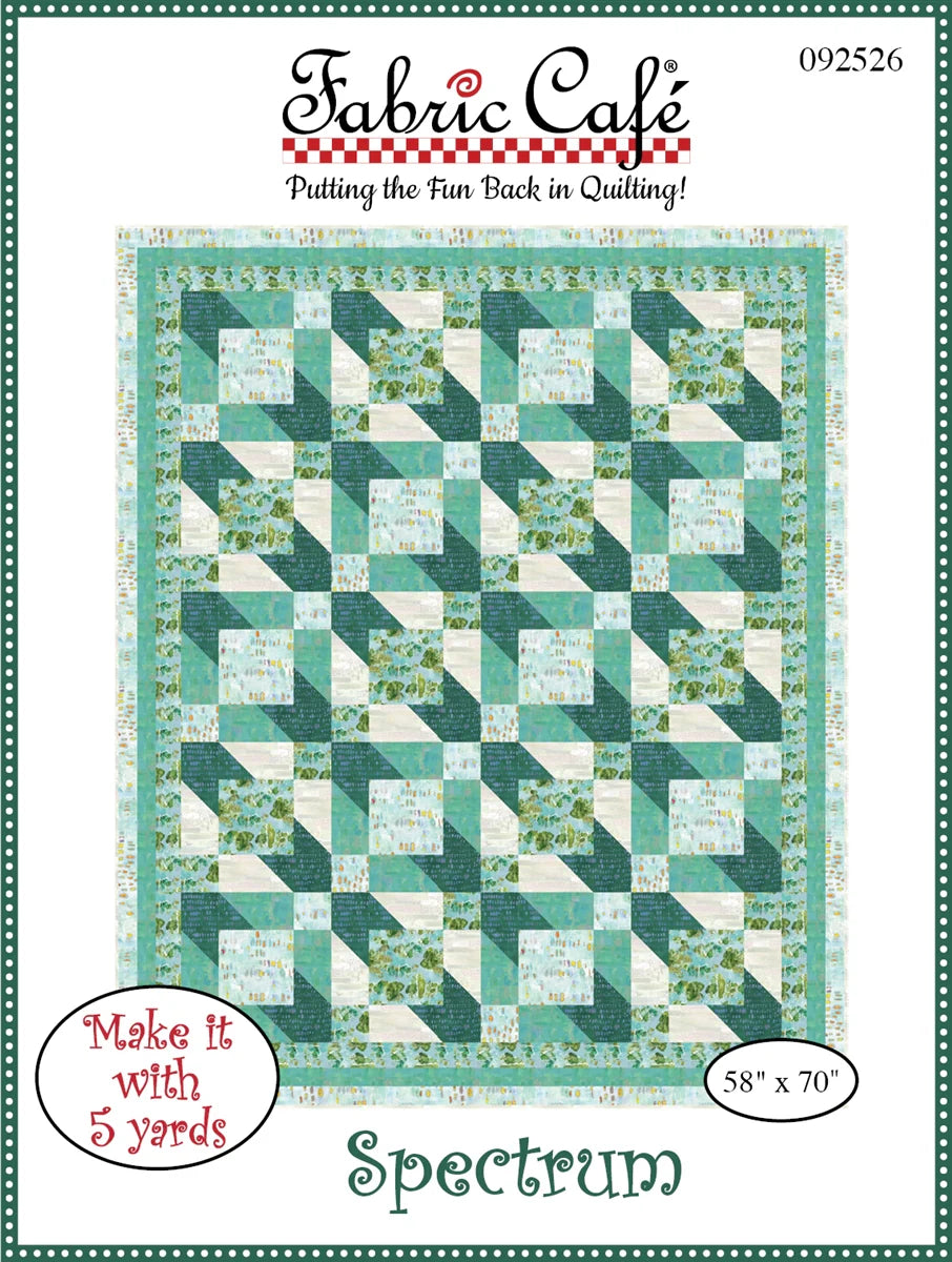 Pattern | Fabric Café | Spectrum 5-Yard Quilt Pattern