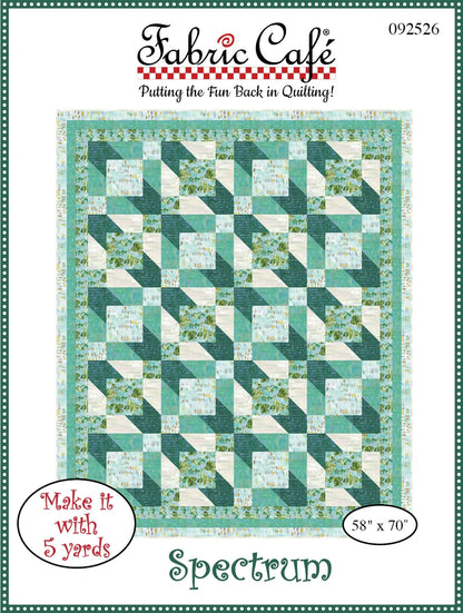 Pattern | Fabric Café | Spectrum 5-Yard Quilt Pattern