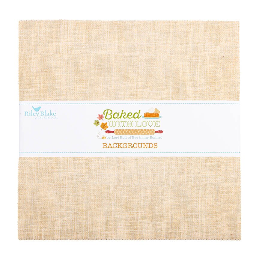 Baked With Love Backgrounds 10" Stacker - 42 Pieces by Lori Holt for Riley Blake Designs
