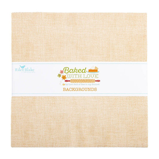 Baked With Love Backgrounds 10" Stacker - 42 Pieces by Lori Holt for Riley Blake Designs