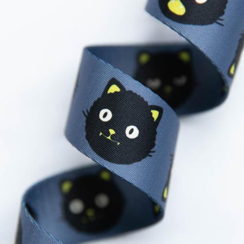 Webbing | 1.5" | Snacks Cat | Sarah Watts