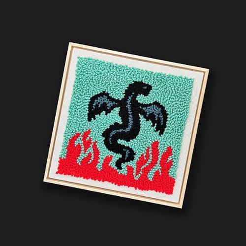 Ruby Star | Punch Needle | Dragon | Discounted - Damaged Boxes