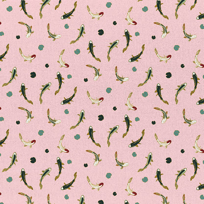 Paintbrush Studio Fabrics | Imperial Garden | Koi | Pink