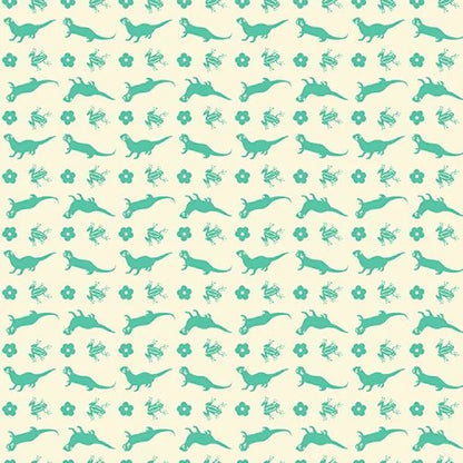 Otter Romp Stripe Teal