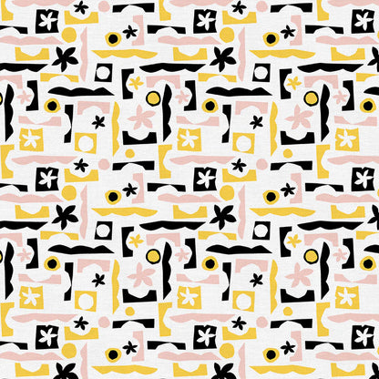 Paintbrush Studio Fabrics | Collage | Yellow | Ampersand Design Studio