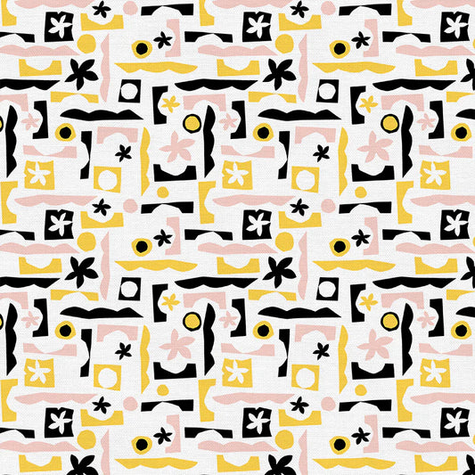 Paintbrush Studio Fabrics | Collage | Yellow | Ampersand Design Studio