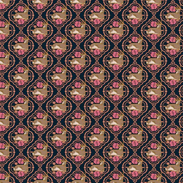 Paintbrush Studio | Moraccan Sunrise | Barbary Sheep | Navy