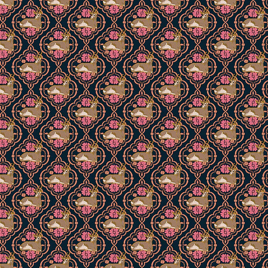 Paintbrush Studio | Moraccan Sunrise | Barbary Sheep | Navy