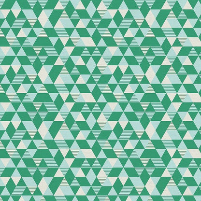 Paintbrush Studio | Geo | Katie Larson | Triangles | Green