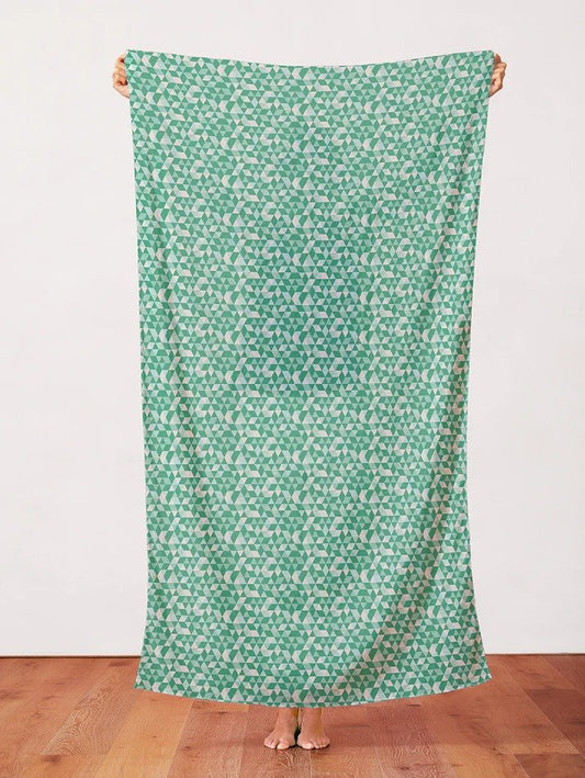Paintbrush Studio | Geo | Katie Larson | Triangles | Green